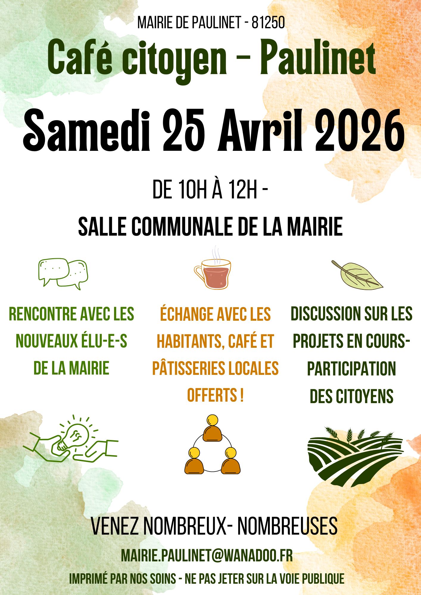 Premier café citoyen 