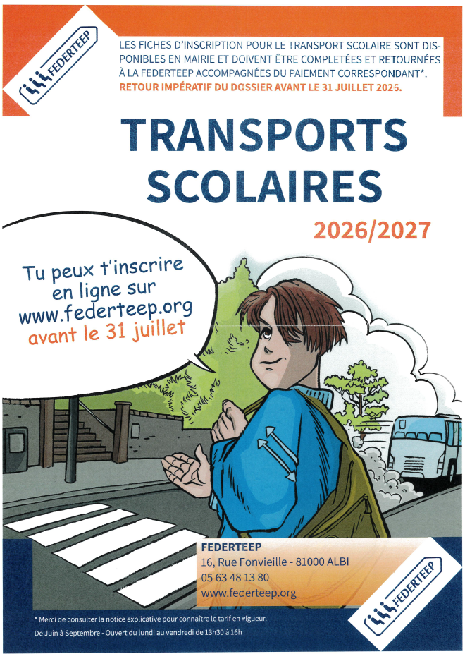 Inscription Transports scolaires