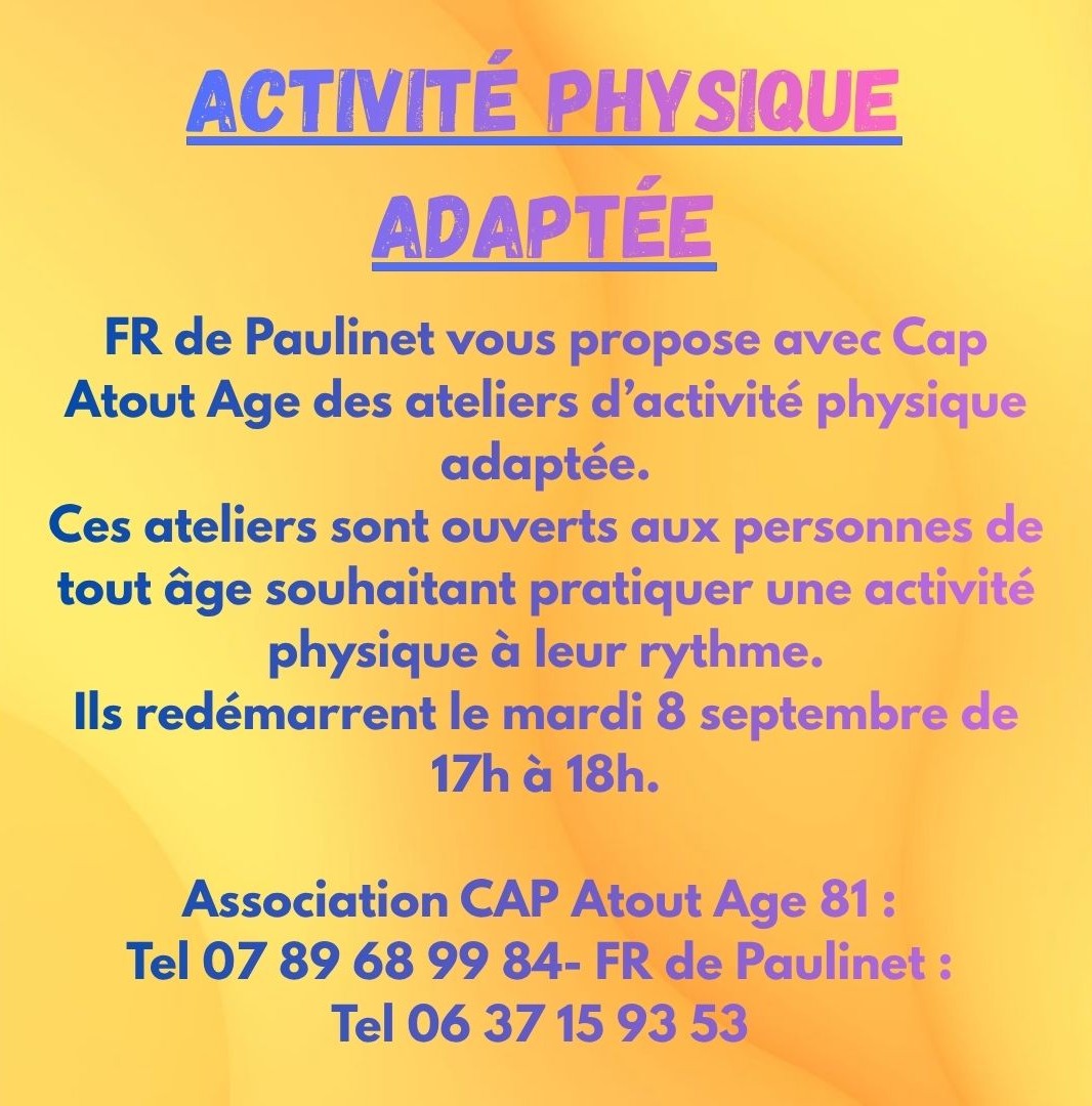 Activité physique adaptée